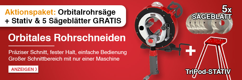 AXXAIR Orbital Rohrschneiden